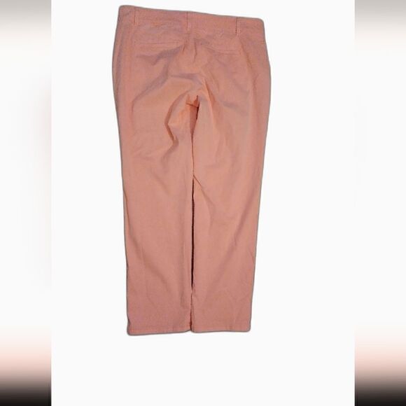 Loft Marissa neon orange straight leg, nwt(black stain front, placed penny comp - Picture 7 of 7